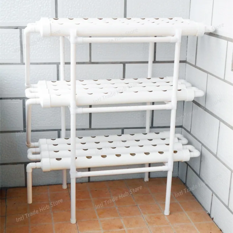 Pipeline soilless cultivation equipment Home balcony planter Vegetable hydroponic hydroponic multi-layer