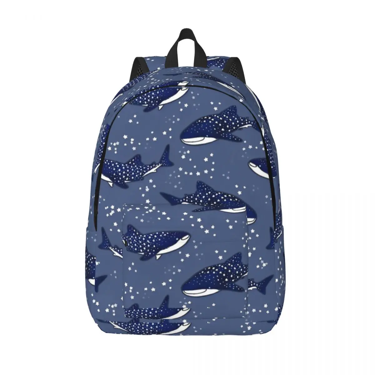 

Starry Whale Sharks Dark Version Fashion Backpack Gift High School Business Starry Whale Sharks Daypack College Canvas Bags
