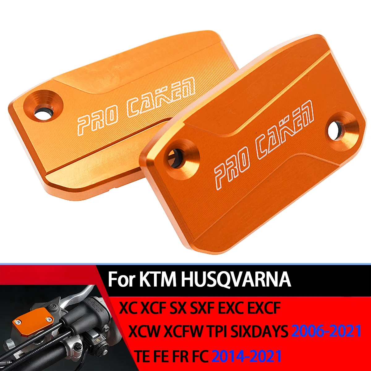 

Motorcycle brake clutch pump cover accessories For Husqvarna FC FR TE FE For KTM SX SXF EXC EXCF XCF XCW XCF-W SIX DAYS 125-525