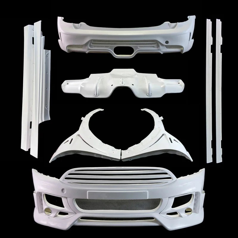 FRP Body Set For F56 Mini Cooper S DAG Style Ver 2.1 Glass Fiber Body Kit 8pcs (Front/Rear Bumper,Side Skirt,Fender,Spoiler)