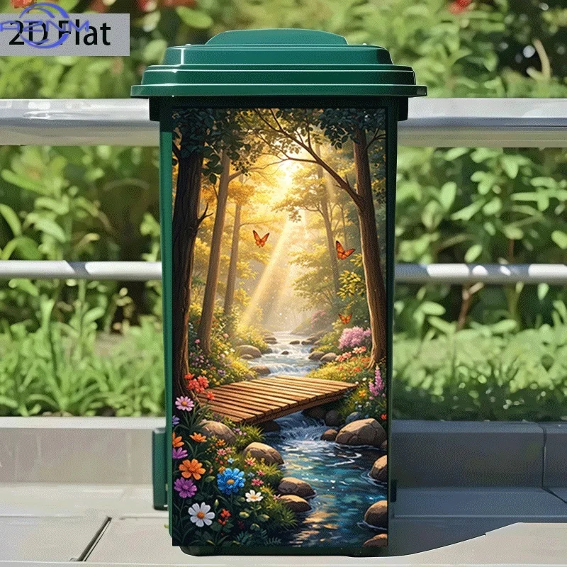 Trash Can Sticker [37×82 Cm] 