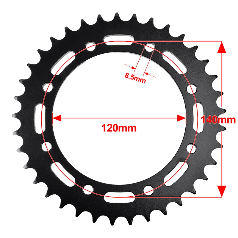 520 Chain 13T/14T/15T Front 37T/43T Rear Sprocket For KAWASAKI KLE400 KLE500 KLE 400 500 BJ Estrella 250