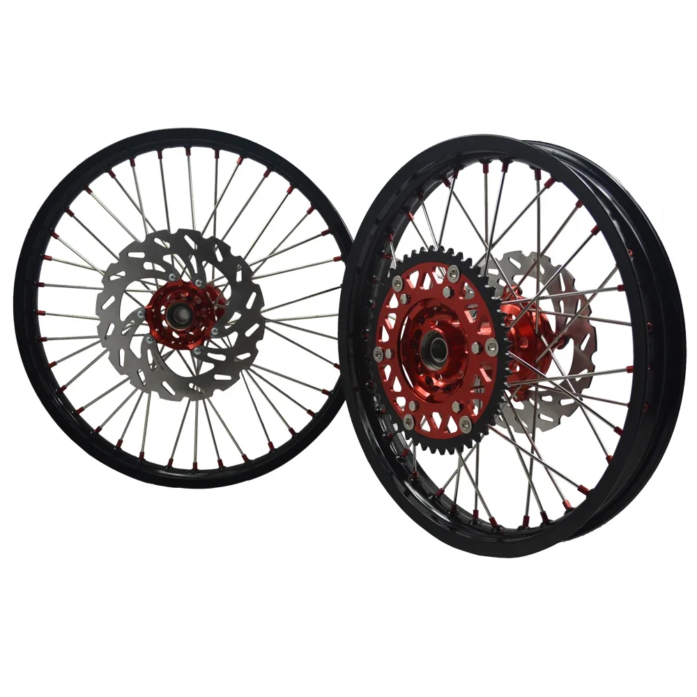 Dirt Bike And Enduro Motocross Wheel Rim Set Motorcycle Wheels