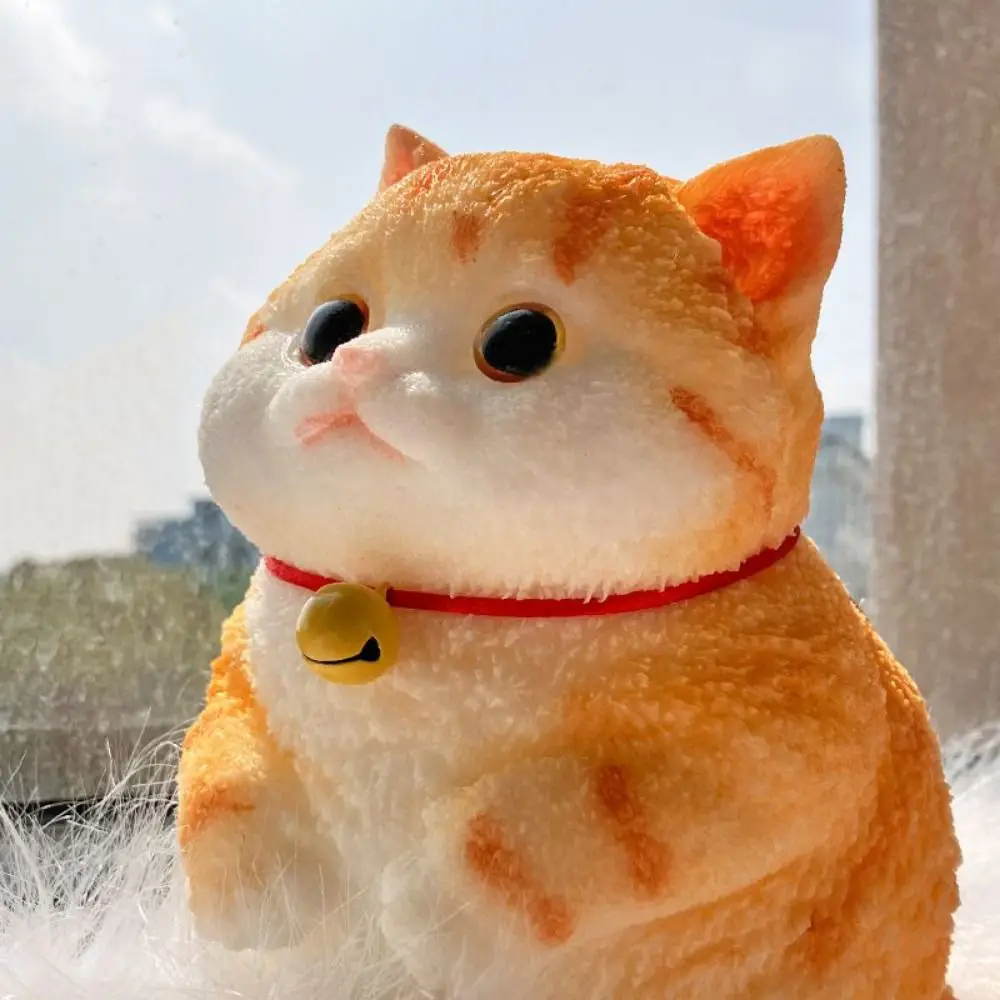 Slow Rebound Big Cat Doll Squeeze Toy Animal Cartoon Simulation Cat Squeeze Toys Soft Colorful Cat Fidget Toy Office