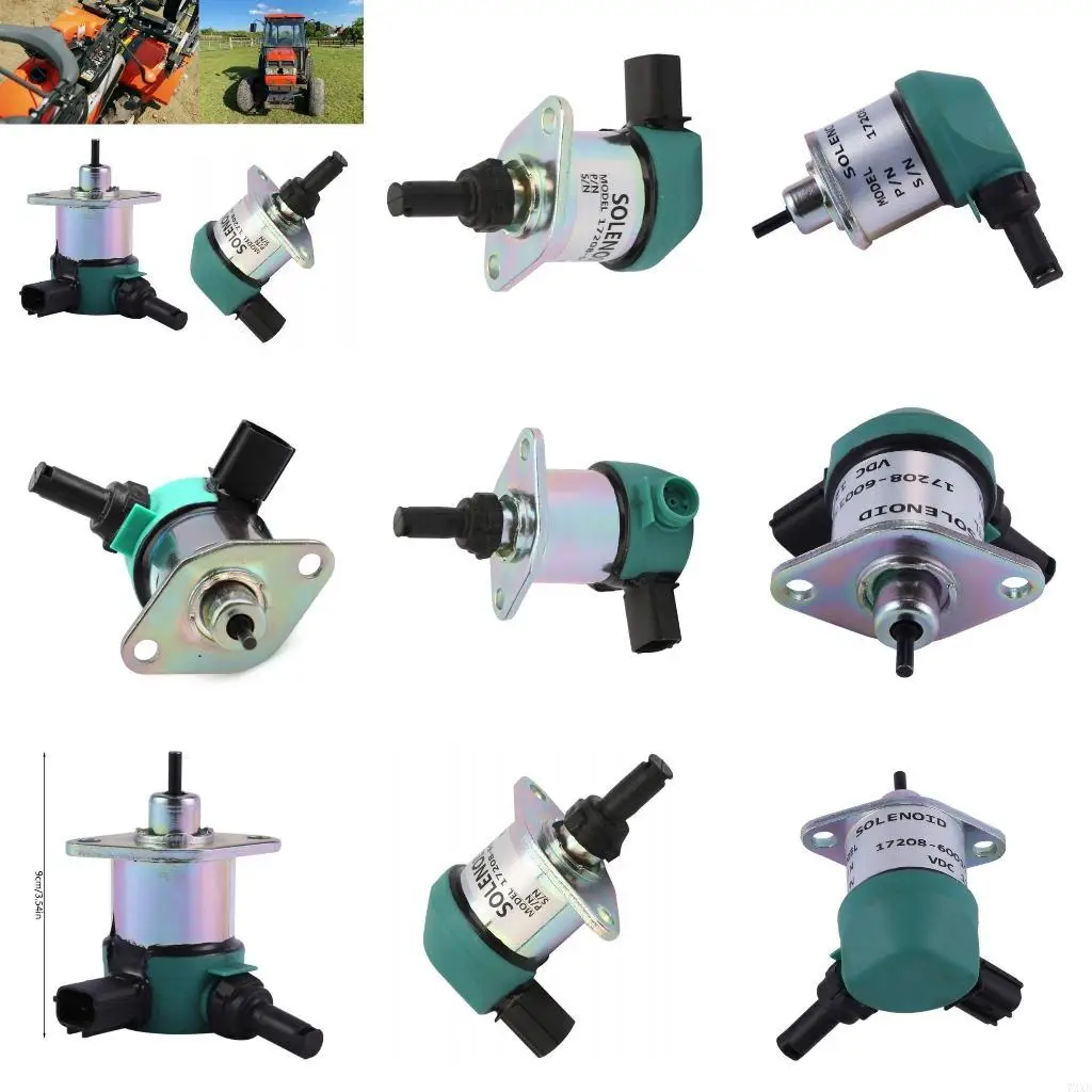 

12VDC Shut Off Solenoid for 17208-60016 17208-60015 17208-60017 17208-60010 72XB
