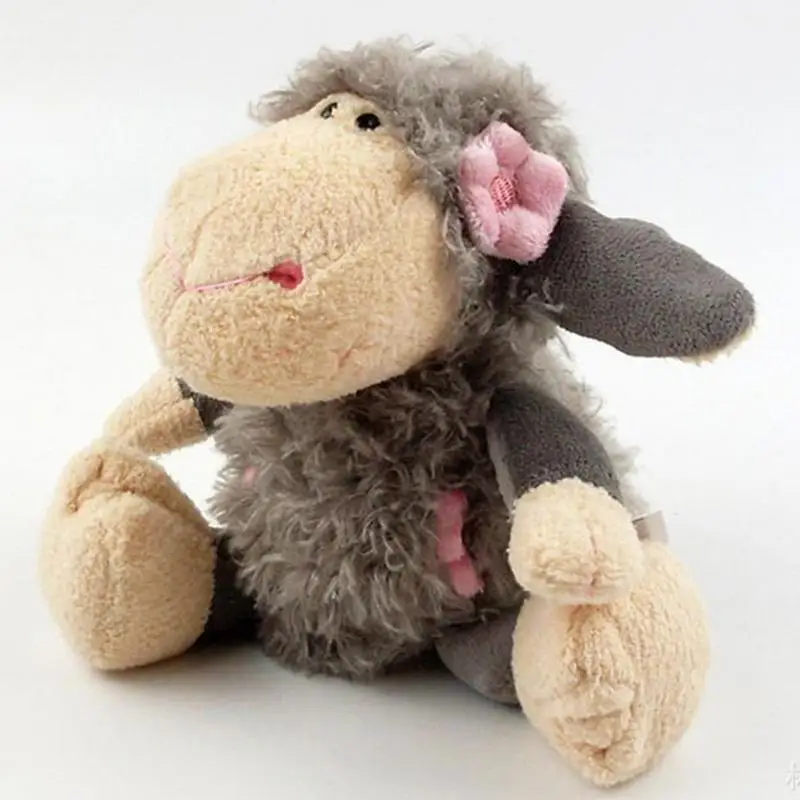 Small Sheep Stuffed Doll for Kids, Plush Toy, Sheep Confortável, Animal Shape, Boys and Girls Birthday