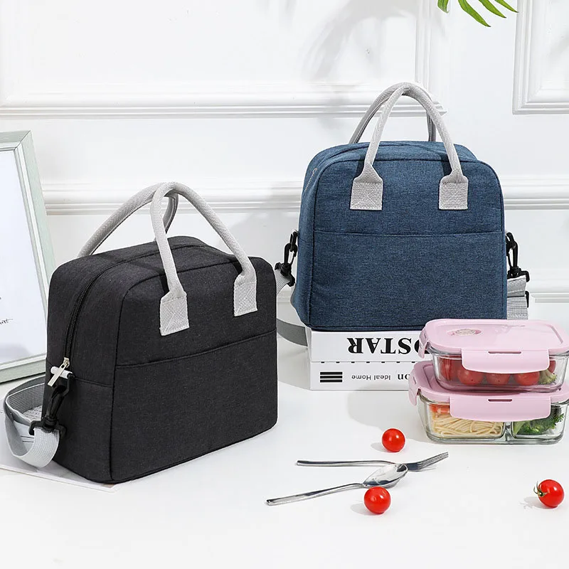 2 Styles Multifunction Large Capacity Cooler Bag Waterproof Oxford Portable Thermal Lunch Bags Women Lunch Box Picnic Food Bag