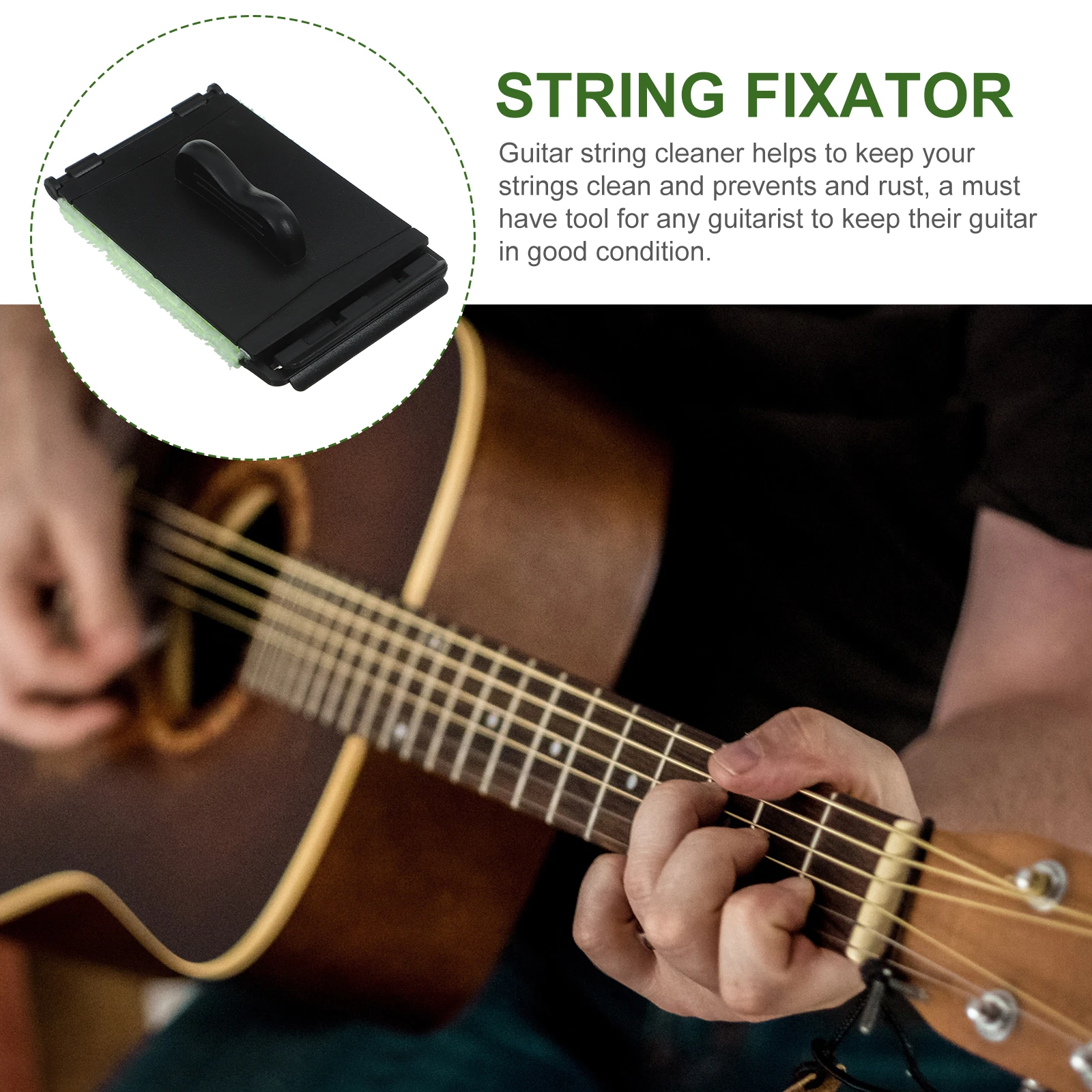 

Guitar String Rubbing Set Repair Cleaning Kit Fretboard Cleaner Musical Instrument