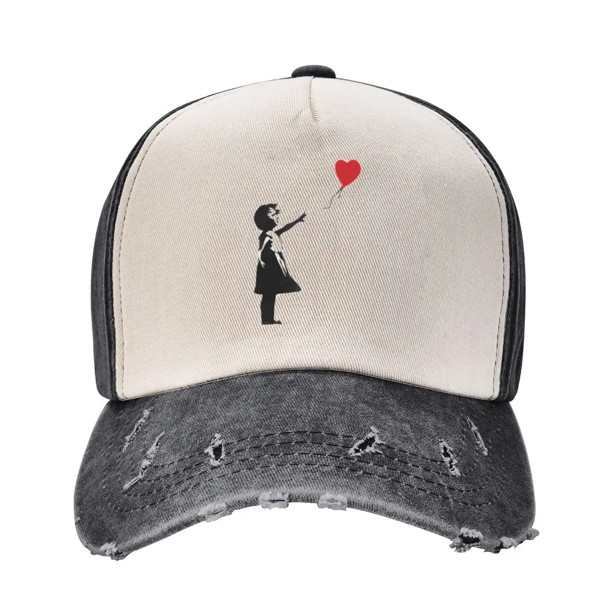 

Banksy - Girl with Balloon Baseball Cap Christmas Hat Beach Bag sun hat For Man Women's