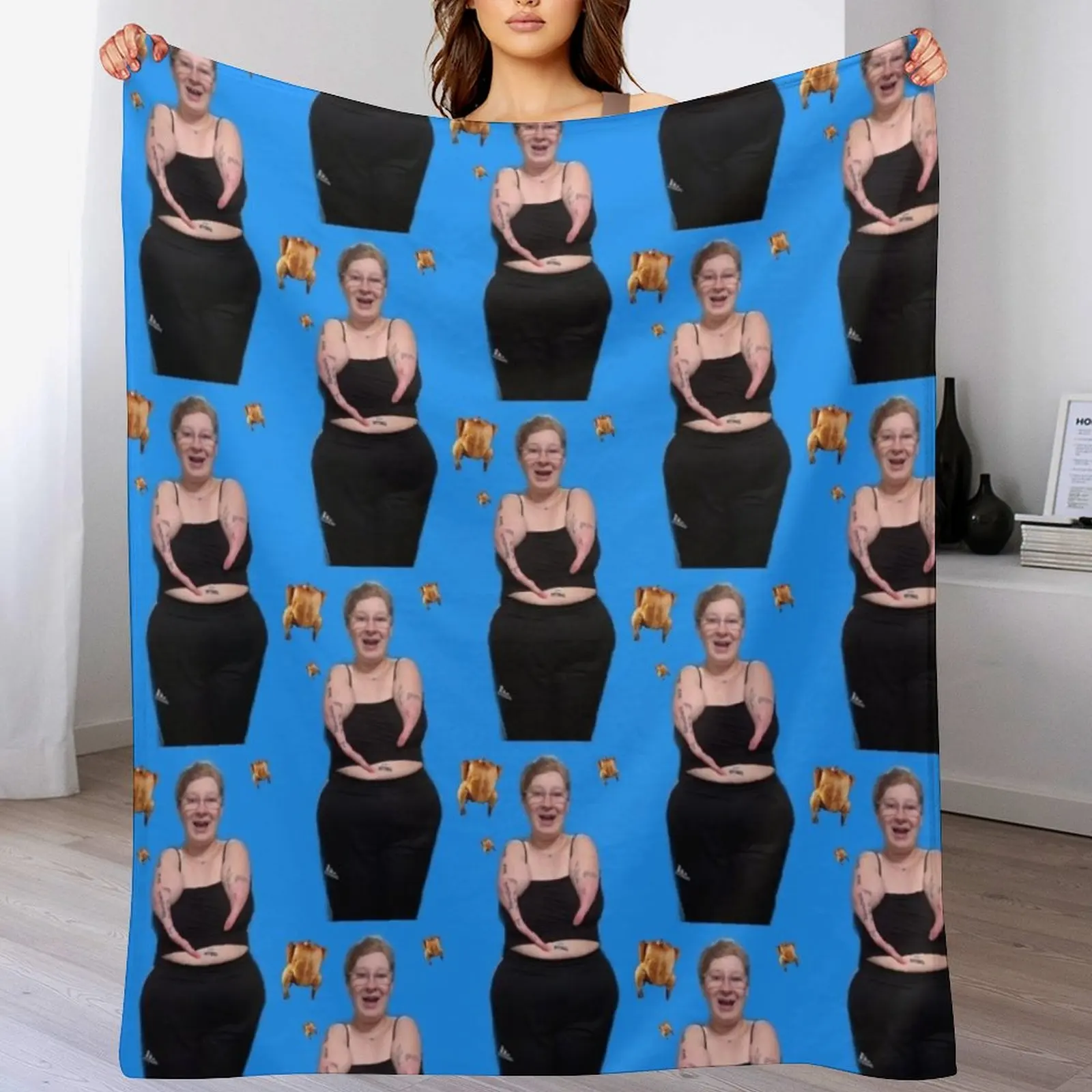 

Miranda Cooper Throw Blanket Warm Accent Blanket for Living Room Decoration