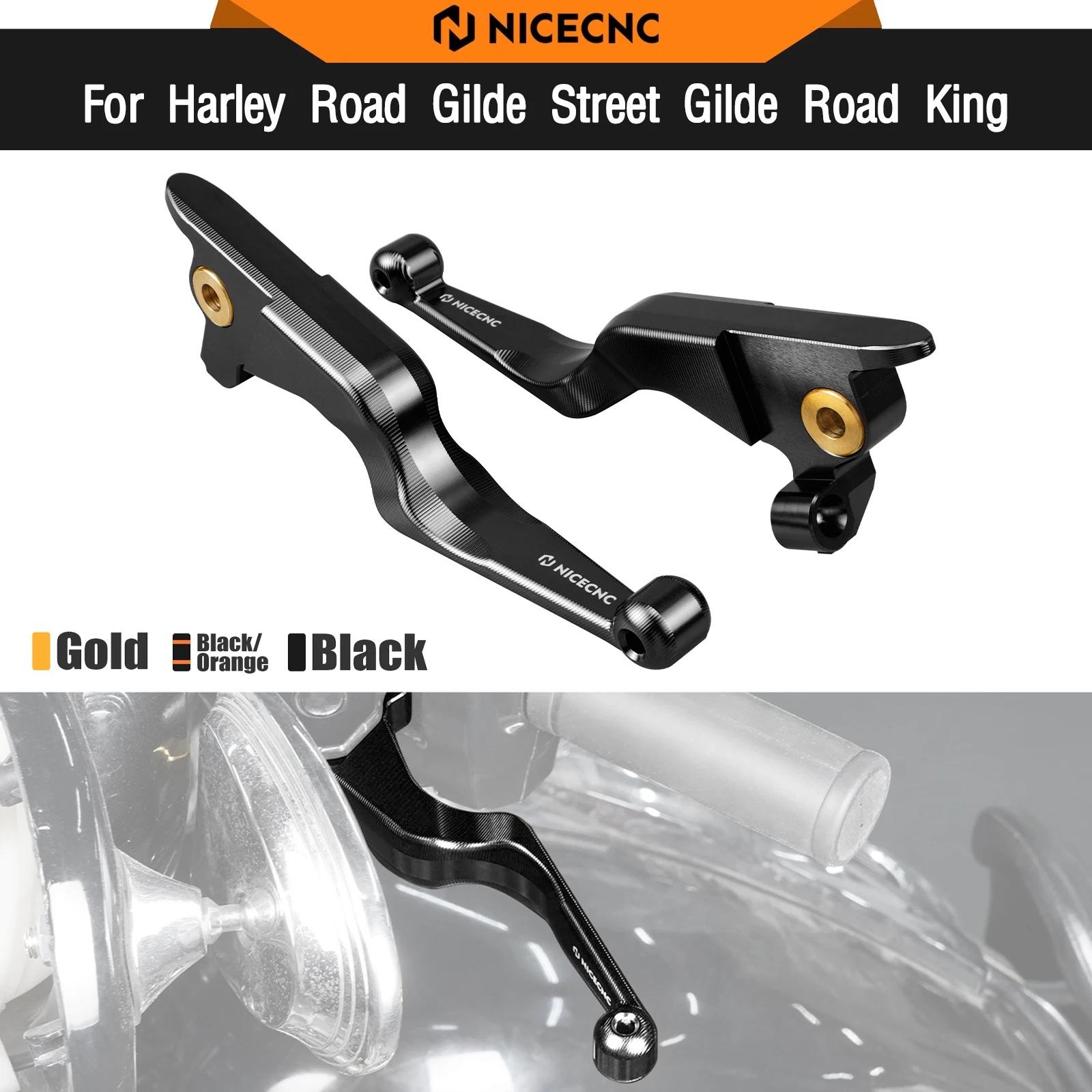 

For Harley Street Glide FLHX 2017-2020 Brake Clutch Lever Road King Classic FLHRC Road Glide Limited FLTRK FLTRU Ultra Limited