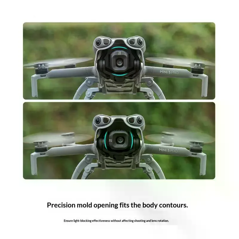 عدسة الكاميرا هود ل MINI 5 برو ظلة المضادة للوهج عدسة الحرس Gimbal الغطاء الواقي Sunhood ملحقات طائرة بدون طيار #3