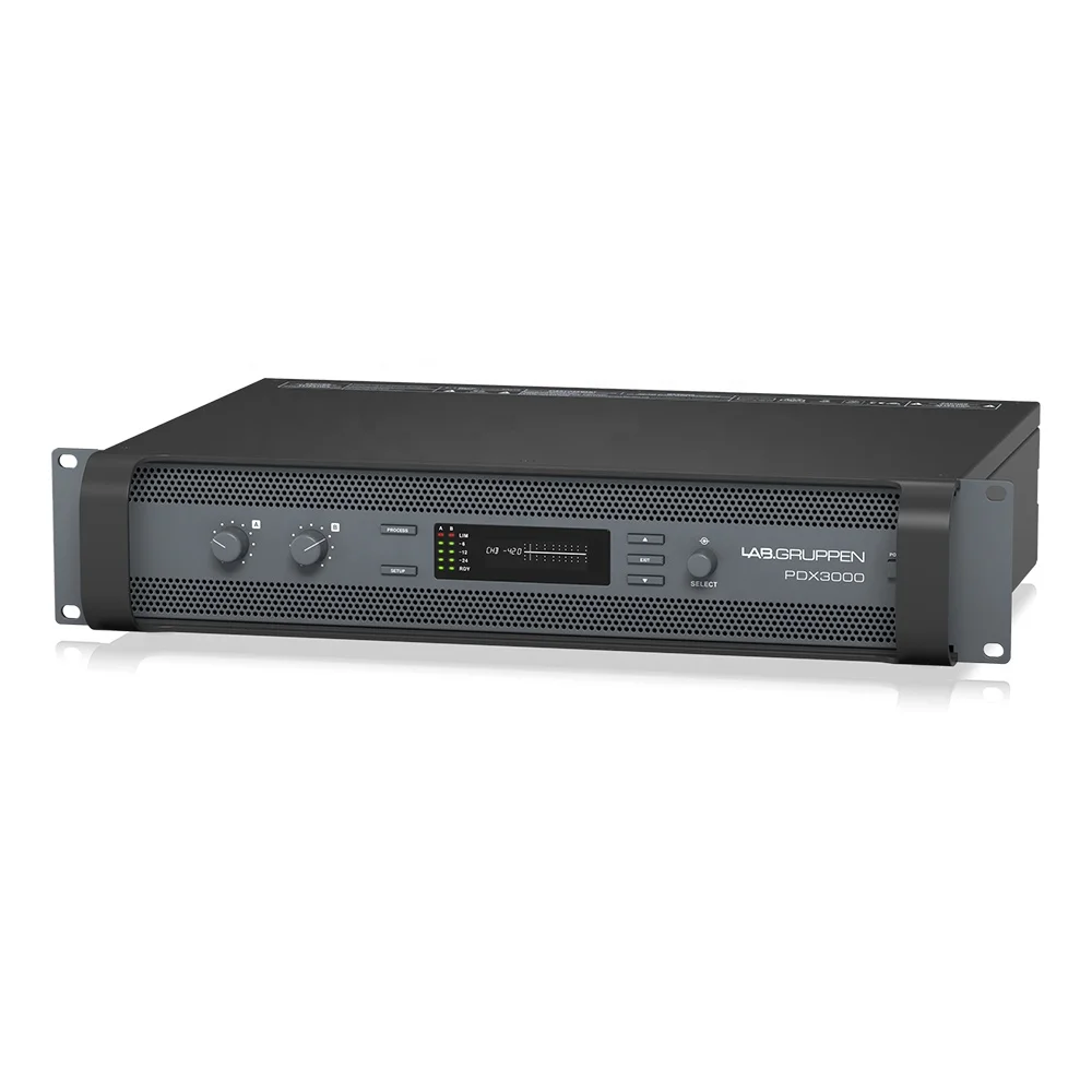 

2-Channel 3000W Power Amplifier Lab.gruppen PDX3000 With DSP Audio Sound Equipment 18 inch Subwoofer Power Amplifier