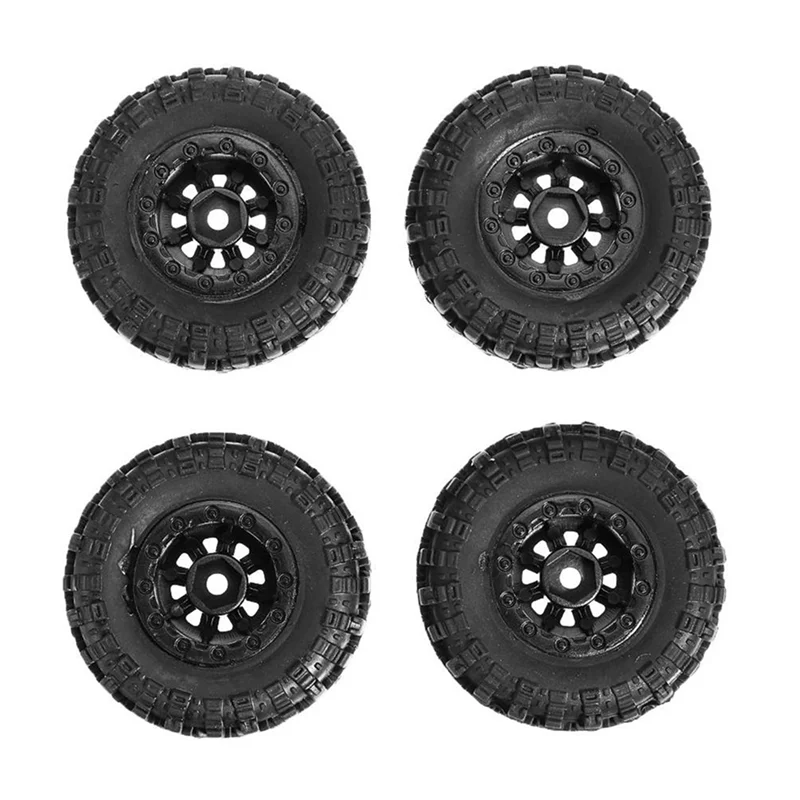 Hot-8PCS 47X18mm Velgen Banden Band Set Voor Axiale SCX24 90081 AXI00001 1/24 RC Crawler auto Upgrade Onderdelen Accessoires