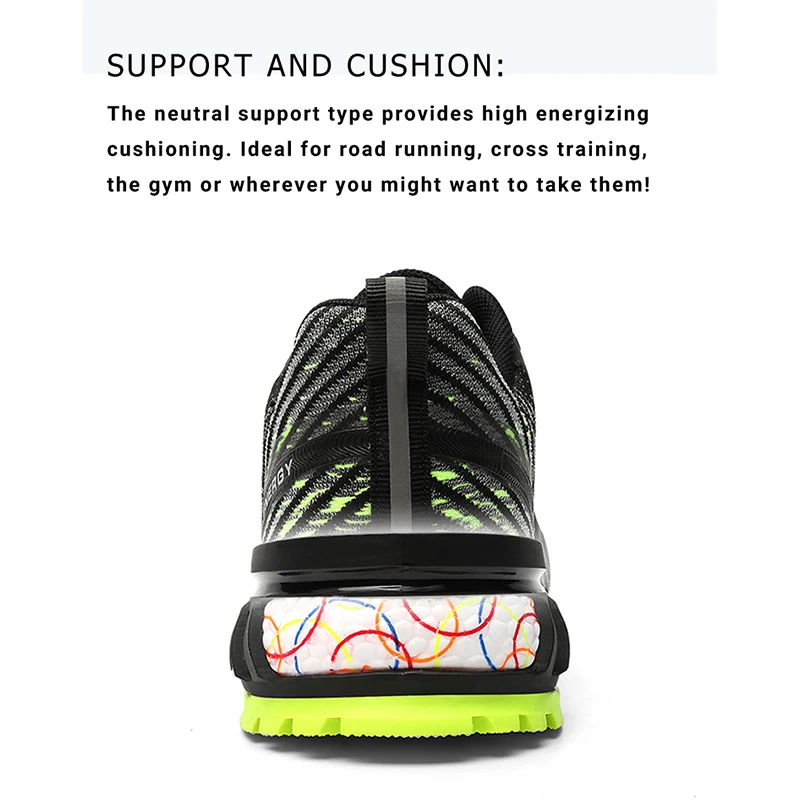 Xiaomi Youpin Sneakers Shock Absorbing Non Slip Running Trainers Athletic Light Breathable Mesh Hiking Shoes Men Sport Footwear