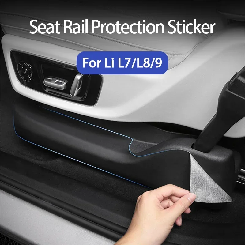 For Ideal Lixiang L6 L7 L8 L9 2022 2023 Seat slide rail base anti kick pad interior door sill anti kick decorative sticker