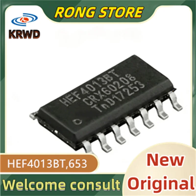 30PCS HEF4013BT New and Original HEF4013BT,653 HEF4013B HEF4013 4013