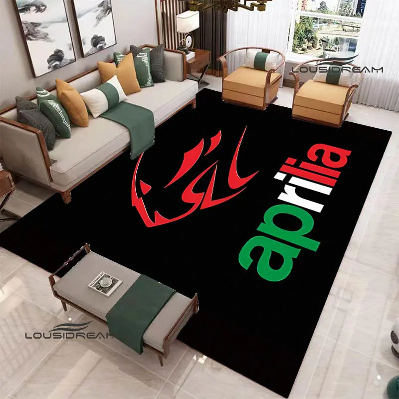 aprilia motorcycle logo carpet bedroom decor carpets for living room area rug anime rug play mats birthday gift