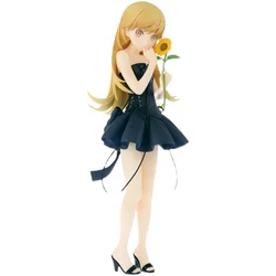 No box 2021 Japanese original anime figure Oshino Shinobu black dress ver action figure collectible model toys for boys