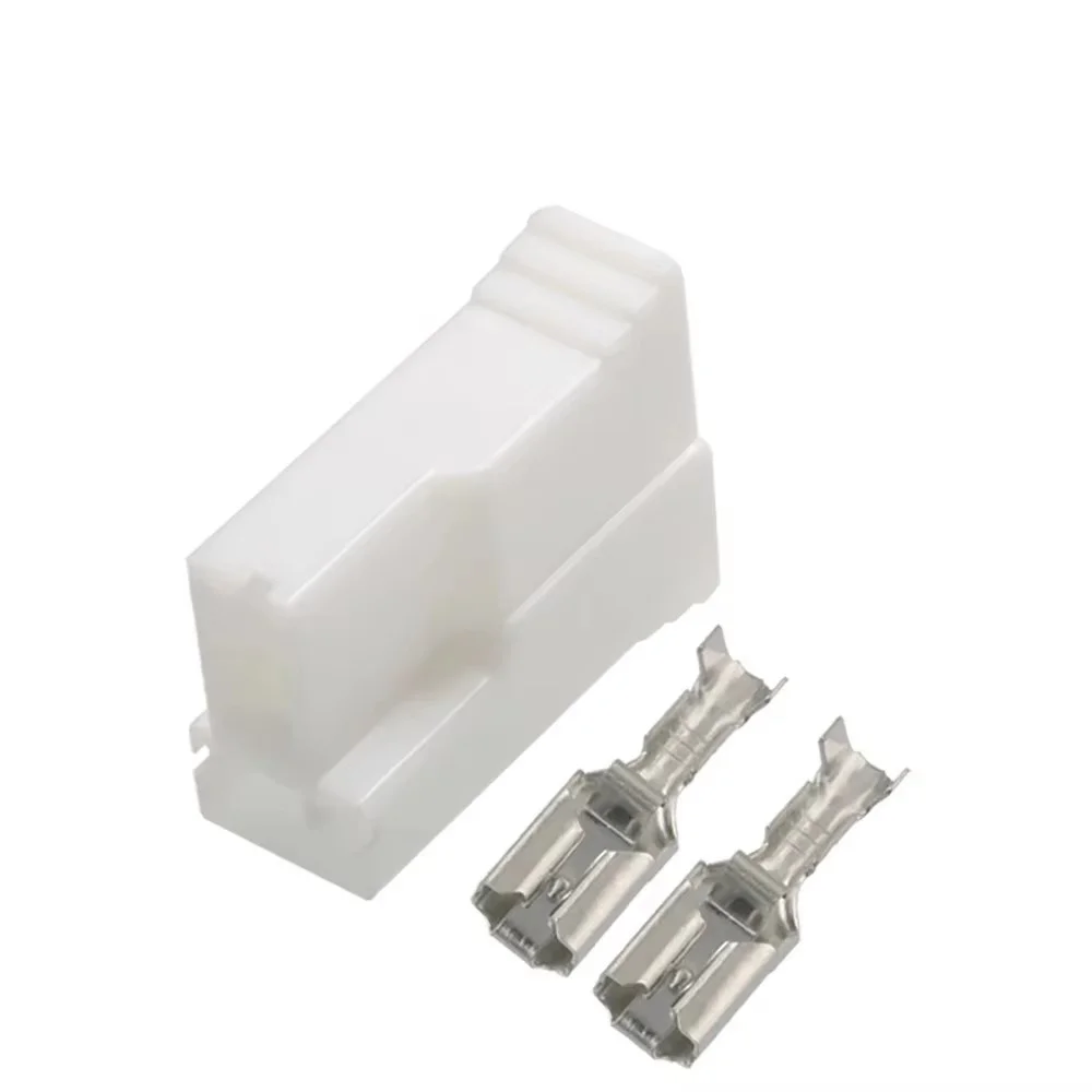 

1-20 sets 2pin DJ70216-6.3-21 auto electric scooter female plug cable unsealed wiring connector 926522-2