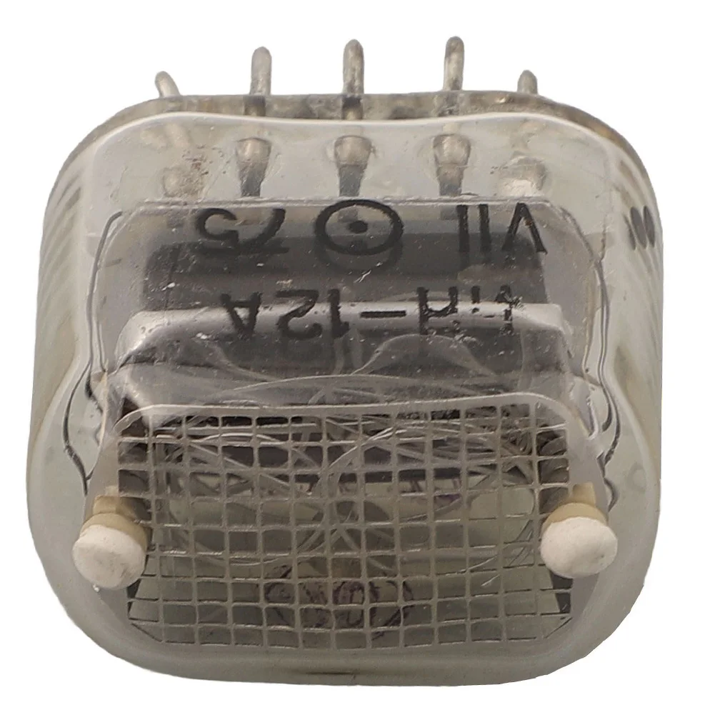 IN12 Digital Lamp for For clock Makers Requiring Decimal Point Capability and Cold Cathode Neon Illumination Technology
