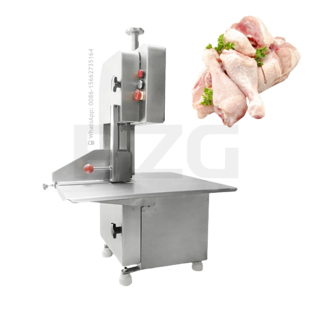 Industrial Commercial Electric Frozen Beef Fish Pig Sheep Bone Saw Butcher Cutter Machine Meat Vertical Cut Machine Bone Saw