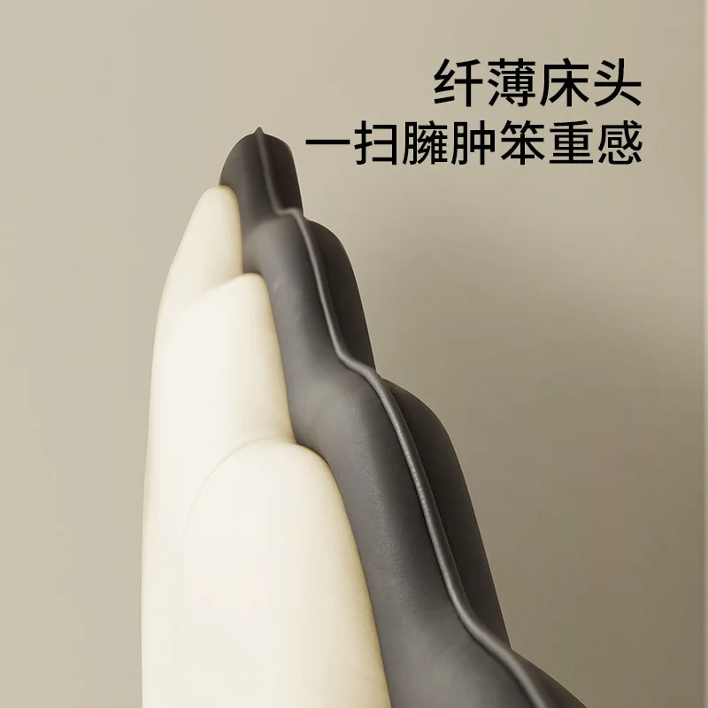 Stoffbett Französisches Retro-Windtechnologie-Stoff-Hauptschlafzimmer mit Doppelbett