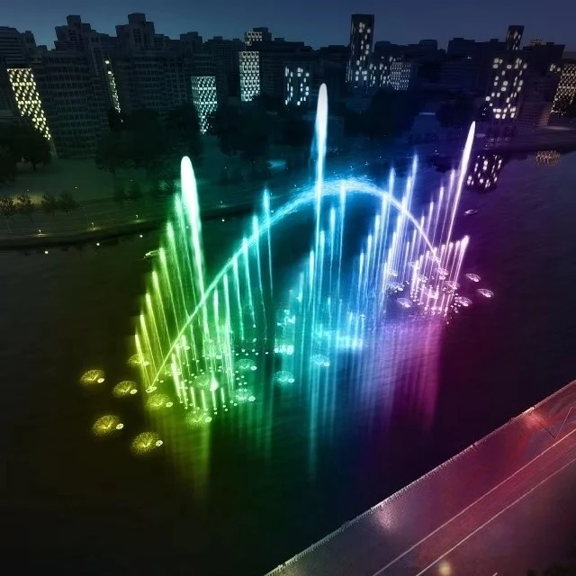 Outdoor Stainless Steel Programmed Music Dancing Fountain