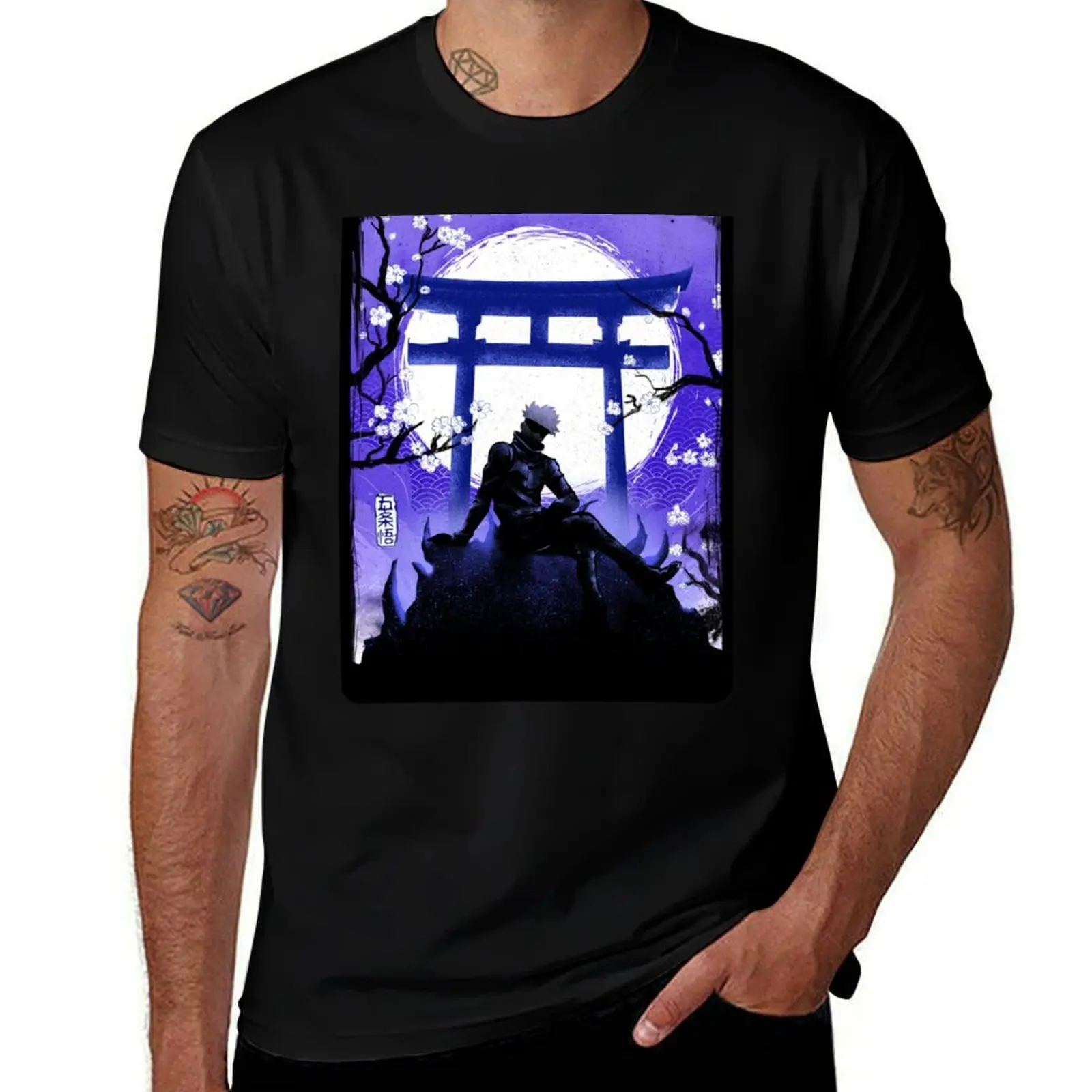 Temple de Gojo T-Shirt Basic Daily Outfit Short Sleeve Tee T-Shirt
