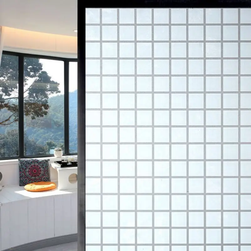 ماتي الزخرفية شباك الفيلم الخصوصية مبهمة الذاتي لاصق الزجاج الفينيل فيلم للمنزل المضادة للأشعة فوق البنفسجية متجمد نافذة تينت ملصق 45x100 سنتيمتر #2