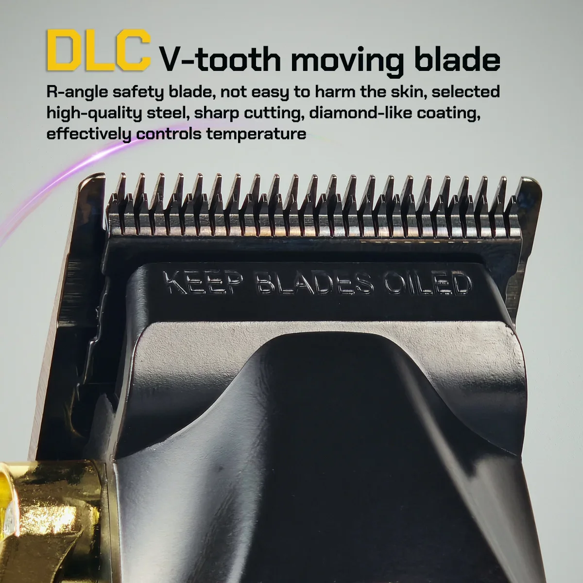 ماكينة قص الشعر الكهربائية الاحترافية BRD 2035 محل حلاقة 9000 دورة في الدقيقة محرك مغناطيسي DLC شفرة تتلاشى مع قاعدة ماكينة تشذيب الشعر للرجال