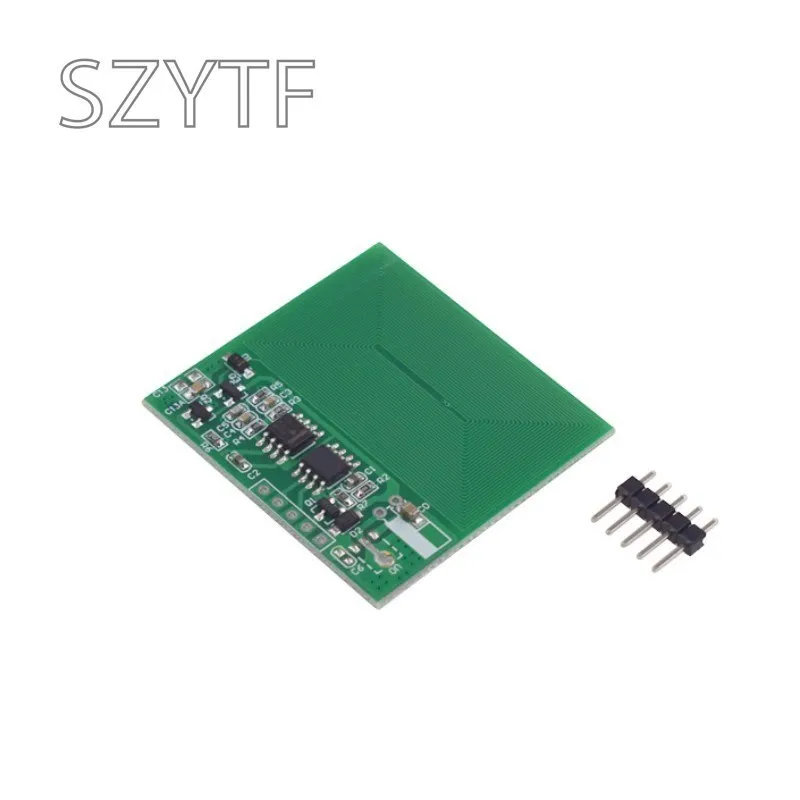 1PCS 3.3-5V RFID Card Reader Module 125khz Card Reader Built-in Antenna RF Module UART Serial Output Super RDM6300