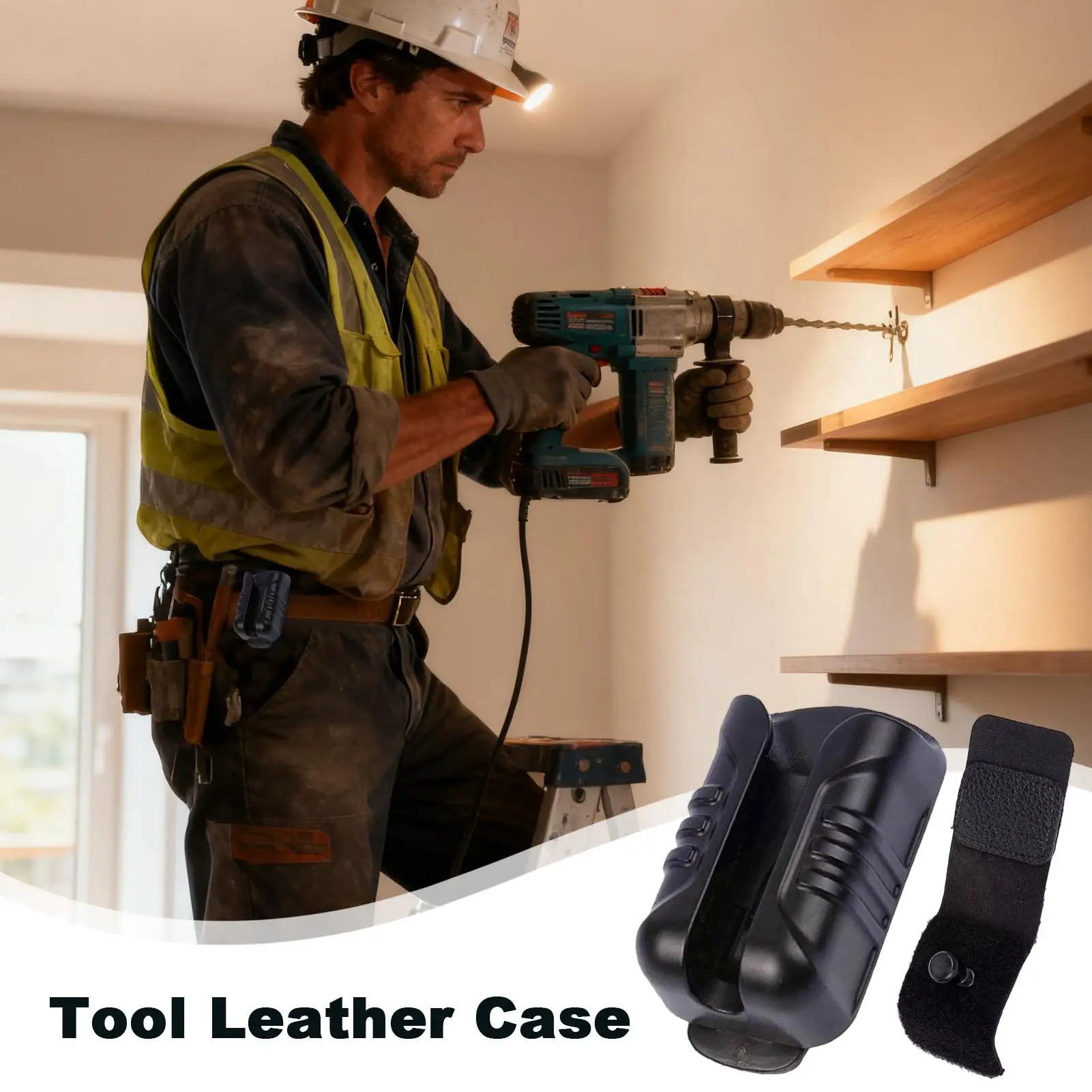 Drill Belt Holder Sheath With Tool Grip Multifunctional Belt Drill Holster For Hammer Wrench Driver Nailer Workshop Woodworking