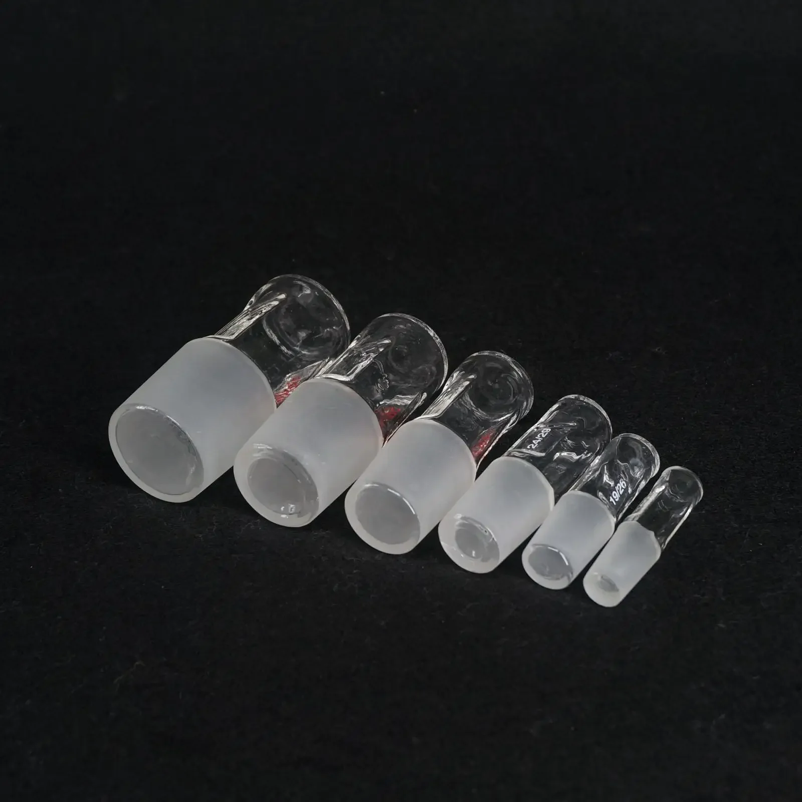 Bouchon de verre creux mâle, bouchon de joint, verrerie de laboratoire, #14, 19, 24, 29, 34, 35/40