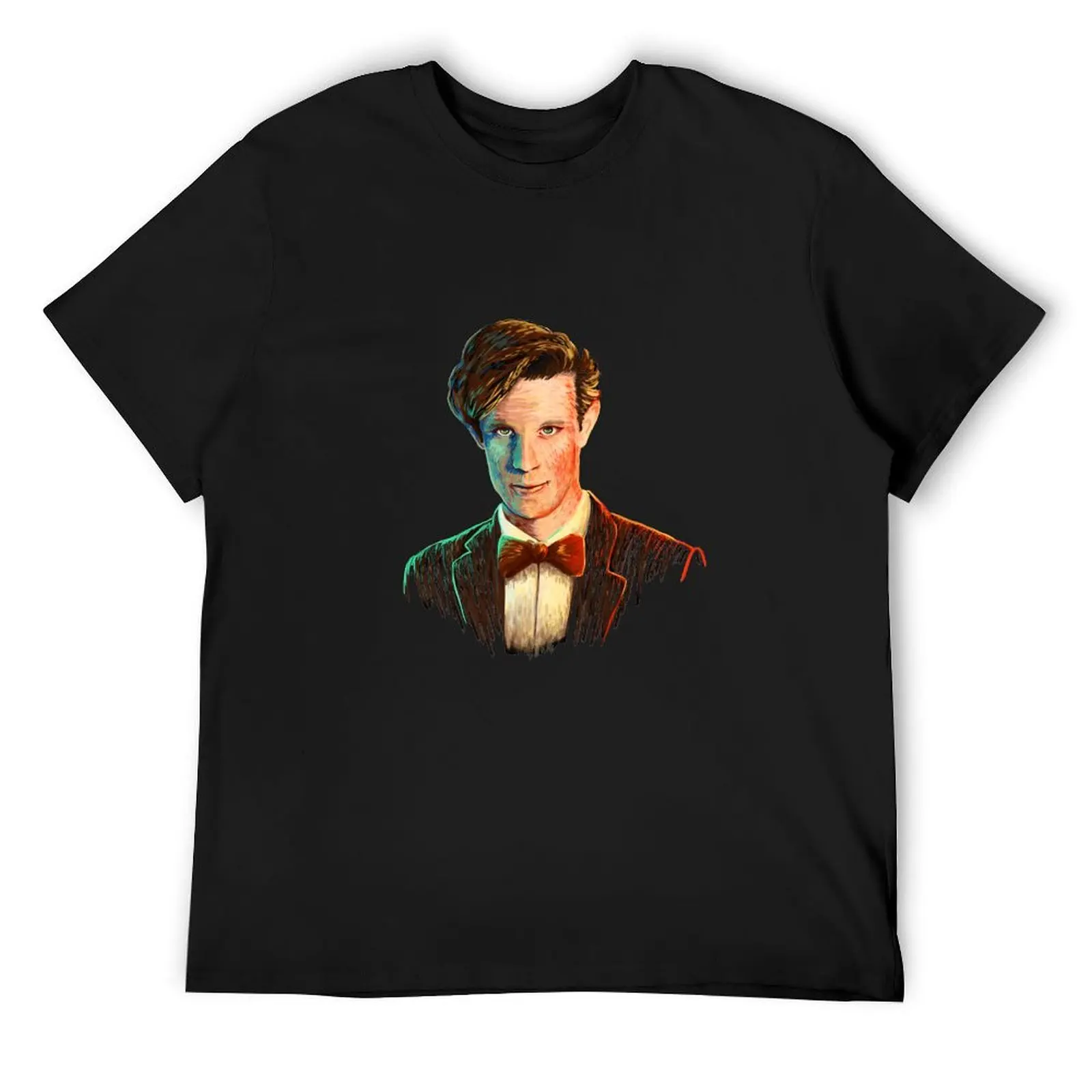 

Matt Smith colour portrait T-Shirt shirts graphic tee oversizeds anime stuff mens clothes