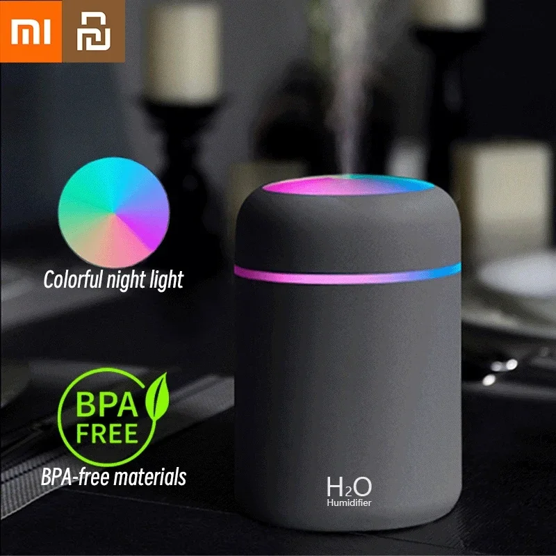 Xiaomi Youpin Air Humidifier Portable Mini USB Aroma Diffuser with Cool Mist for Bedroom Home Car Plants 300ml USB Purifier New