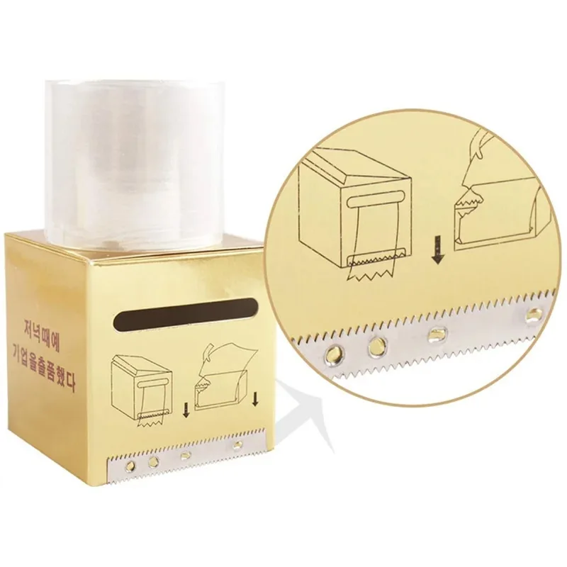 10/2pcs Tattoo Film Wrap Clear Cover Microbade Plastic Preservative Film With Box Sharp Blade Makeup Eyebrow Tattoo Accessories