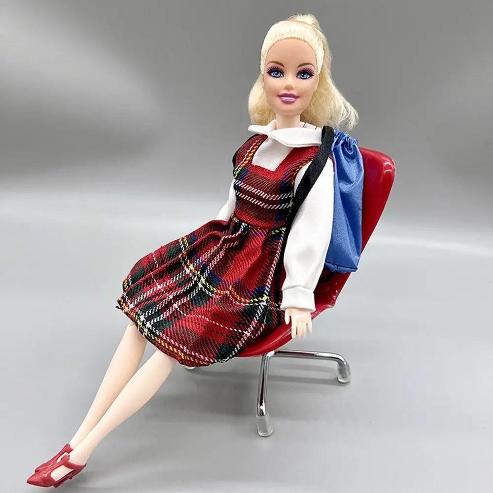 

DIY Miniature Furniture Dollhouse Chairs Simulation Leisure Chair Mini Chair 1/6 Scale Highchair Plastic Egg Chair Children