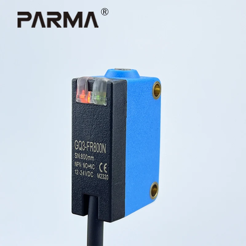 PARMA The detection range of the diffuse reflection photoelectric sensor is 800mm