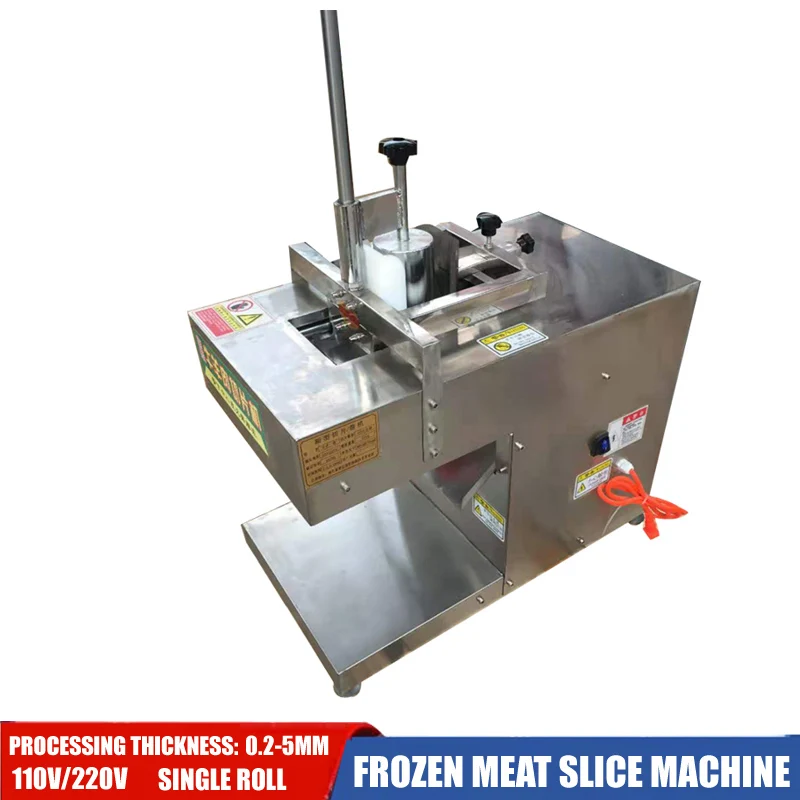 Electric Household Cut Mutton Roll Slicer Beef Meat Slicer Small Business Toast Bread Frozen Meat Meat Planer