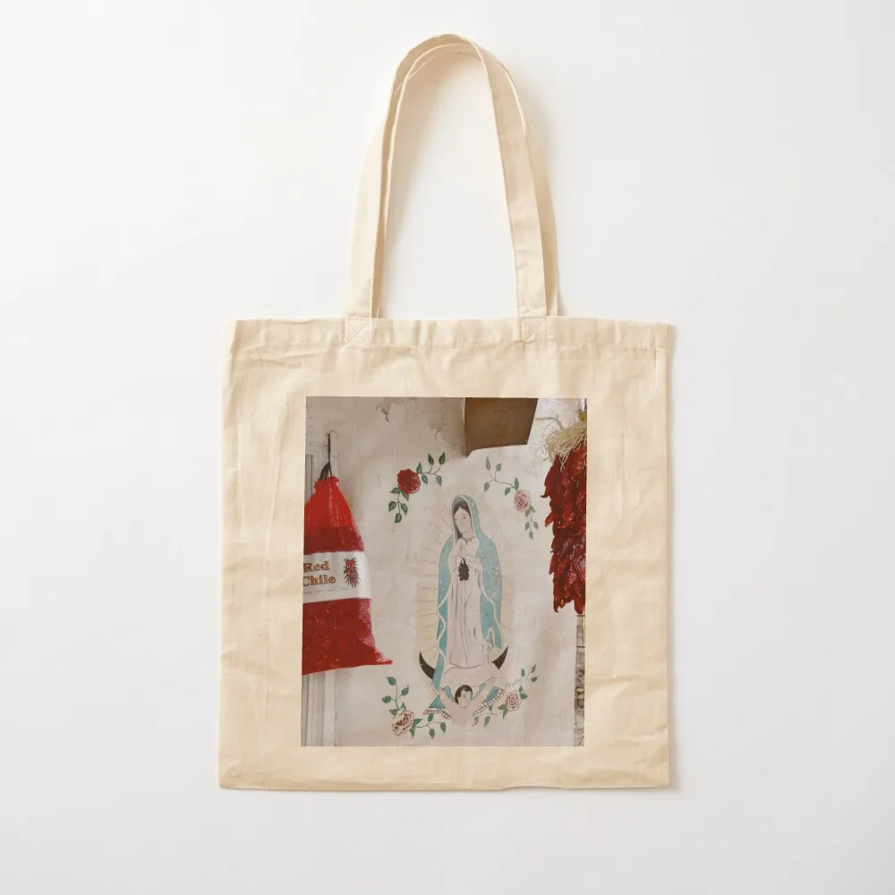 

Chili Ristras in Chimayo, New Mexico Tote Bag large tote bag Lady bags tote bags aesthetic reusable grocery bags