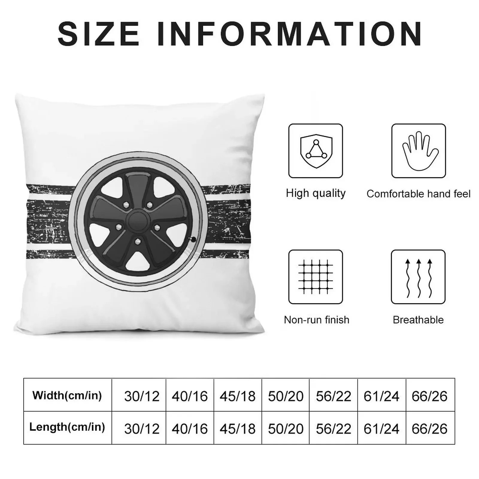 The iconic German forged wheel Throw Pillow Sitting Cushion pillow cover luxury Pillow Cover