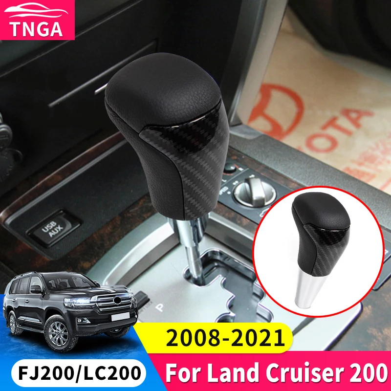 Automatic Gearbox Head Shift Handle for Toyota Land Cruiser 200 2016-2021 2020 LC200 Upgrades Accessories Interior Decoration