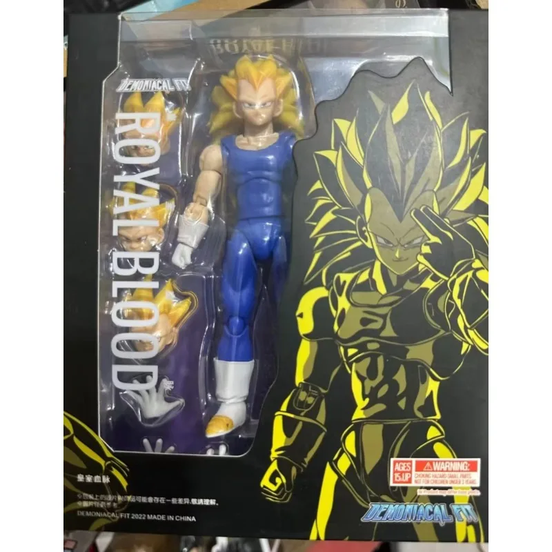 

Demoniacal Fit Dragon Ball SHF GOKU Vegeta Royal Blood Super Saiyan SSJ3 Anime Action Figure Model Toys Hoilday Gifts In Stock