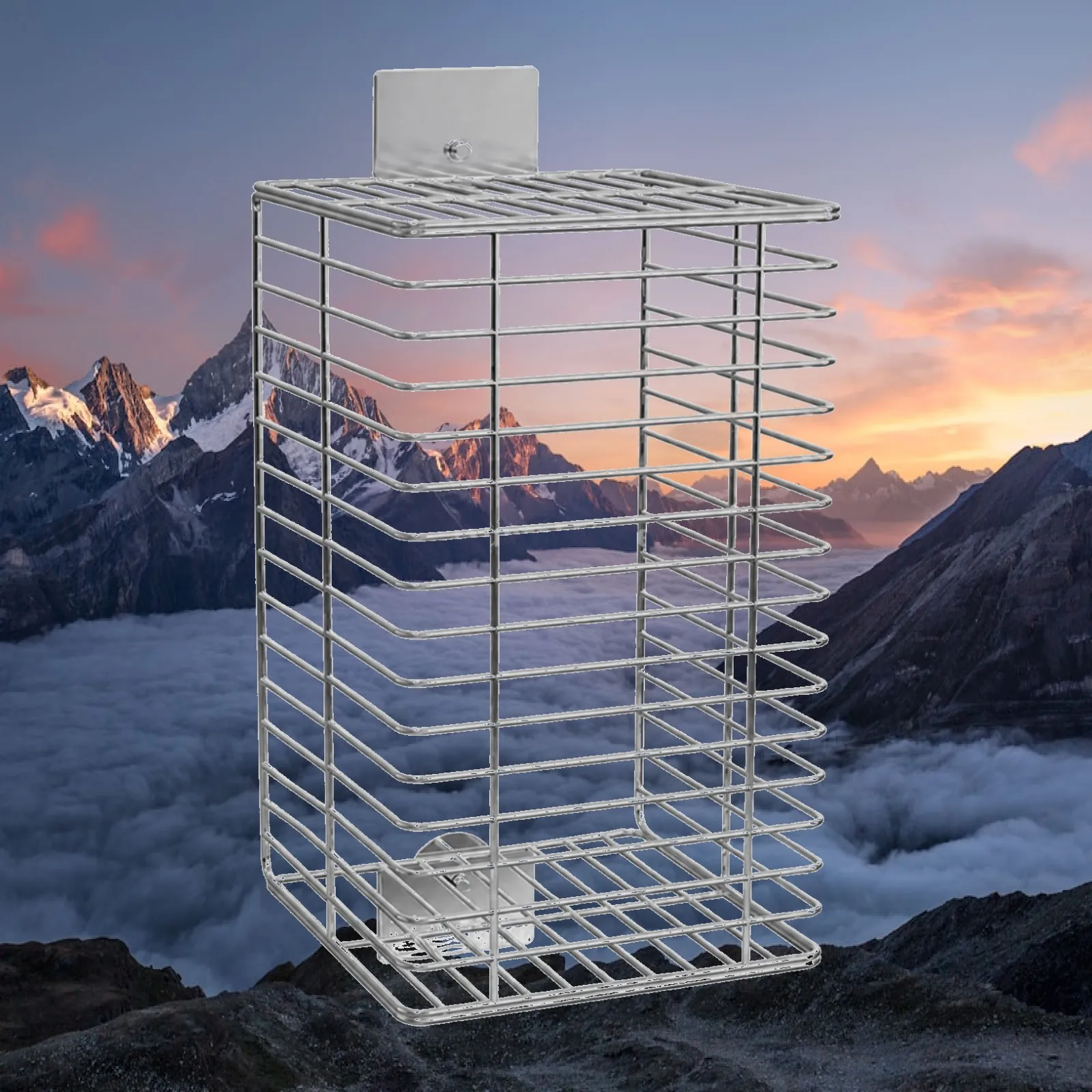 Bird Cage Lamp Cover Stainless Steel Wire Guard for Heating Lamp Safety Protector