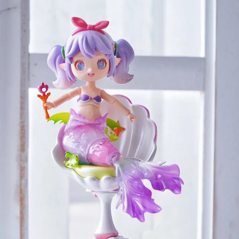 Genuine Mermaid Island Bjd Movable Doll Series Blind Box Mermaid Toy Exquisite And Interesting Toys Trendy Collectible Figurines view 6