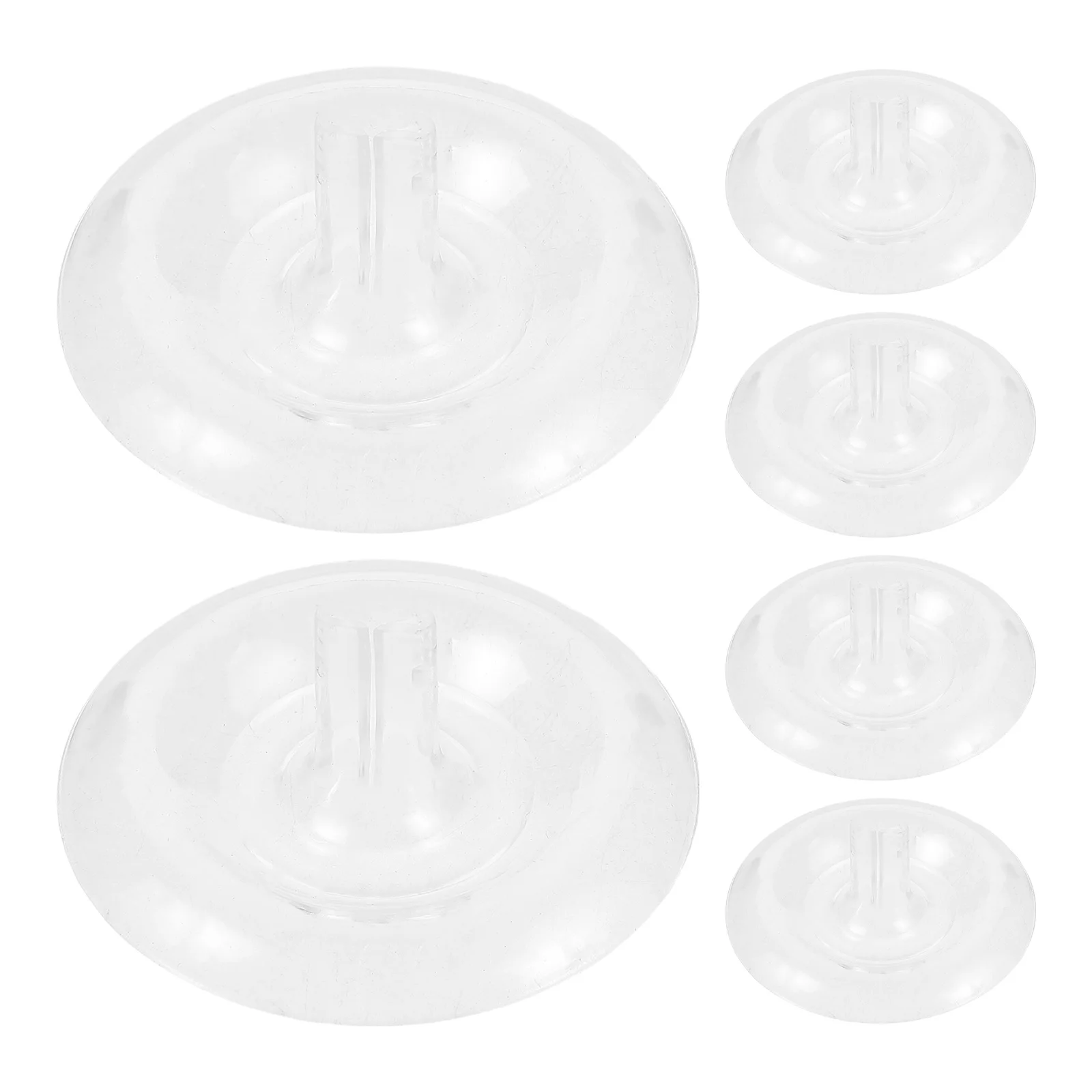 

6Pcs Floating Aquatic Plant Holder Transparent Plastic Inserts for Water Garden and Vase Decorations Floating Plant Holder