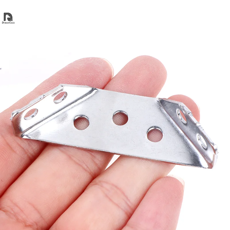 Soporte de estante de código de ángulo de trapecio, 5 piezas, sujetador con tornillo, abrazaderas de esquina, junta de acero inoxidable