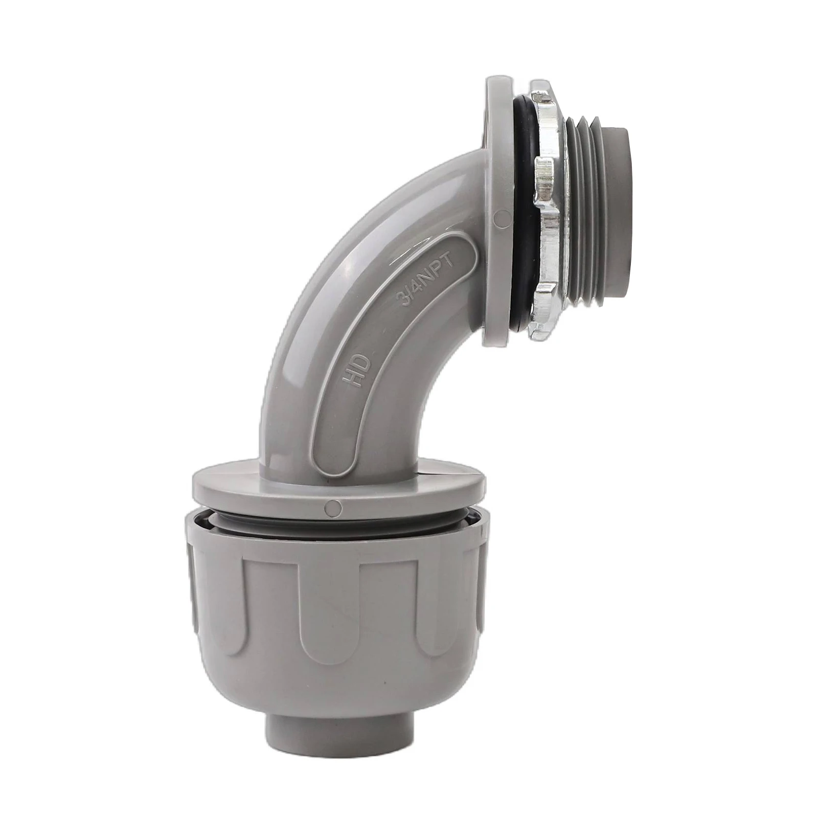 Elbow Connectors Flexible Fittings For Flexible Conduits Easy Installation Electrical Connector Sturdy Performance Over Time