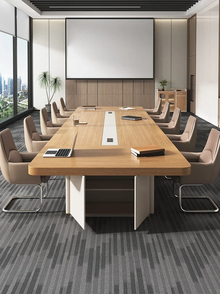 Office furniture Conference table Office negotiation reception table and chair combination conference table simple